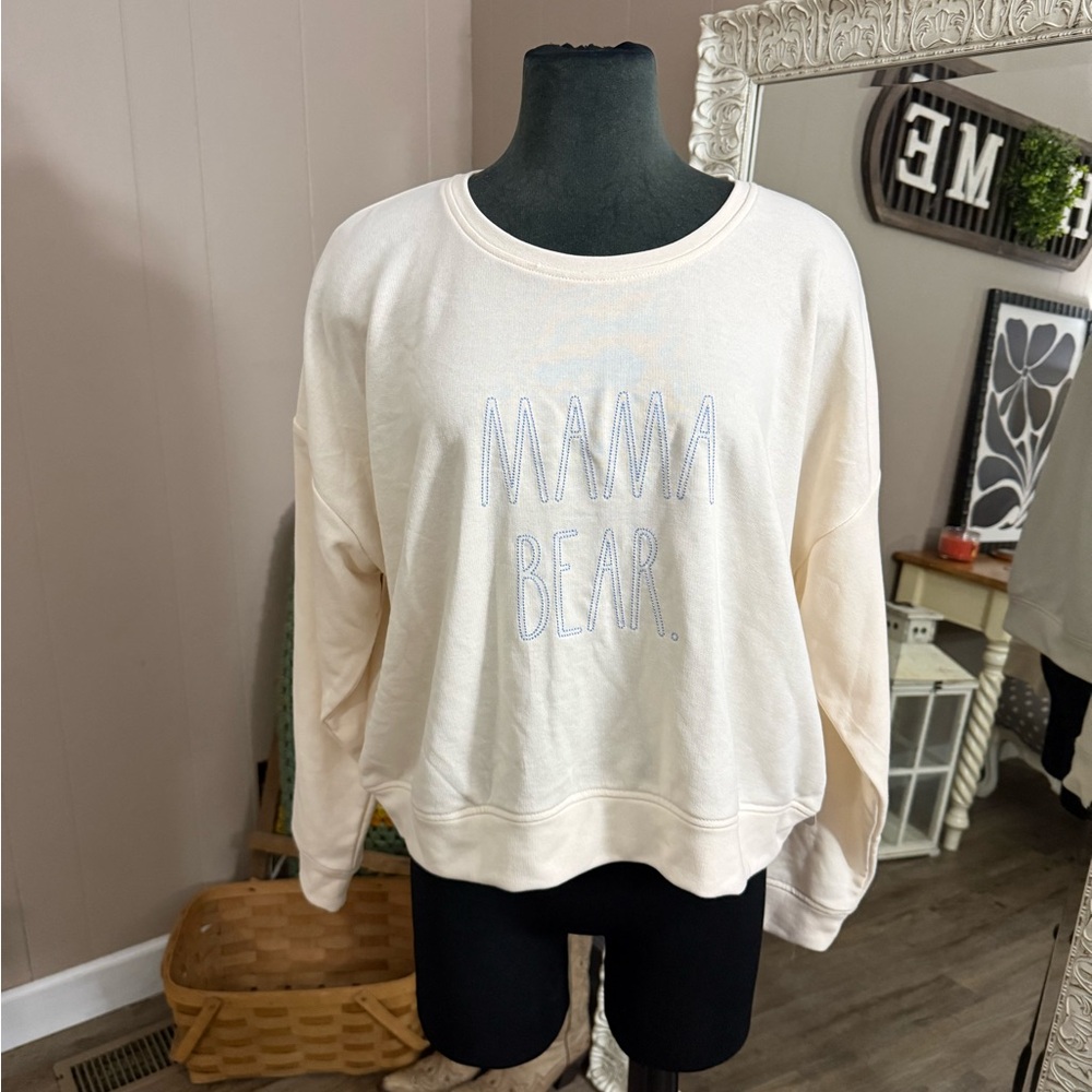 Rae Dunn • Mama Bear Crew Neck Sweatshirt